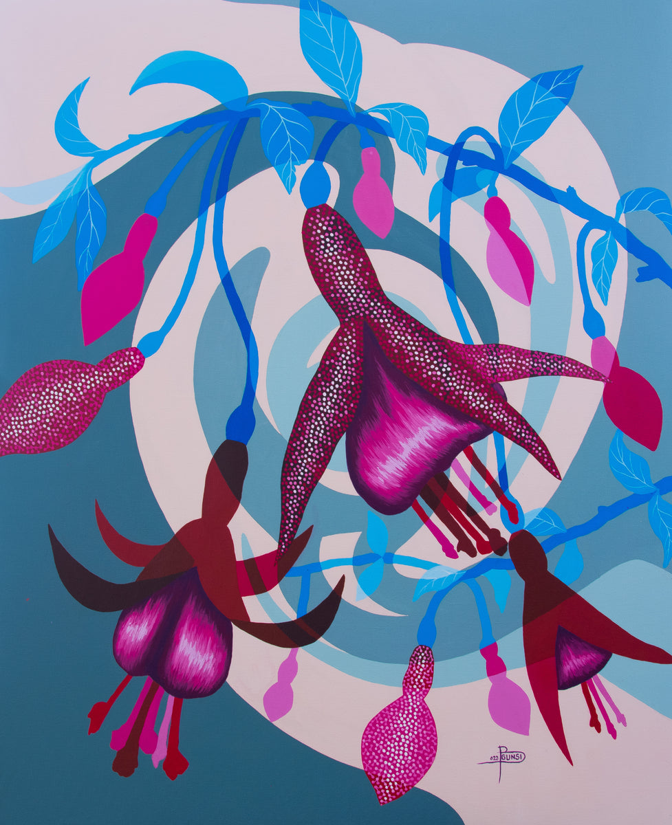 Fuchsia African Art Beats