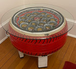 Round Coffee Table - Red