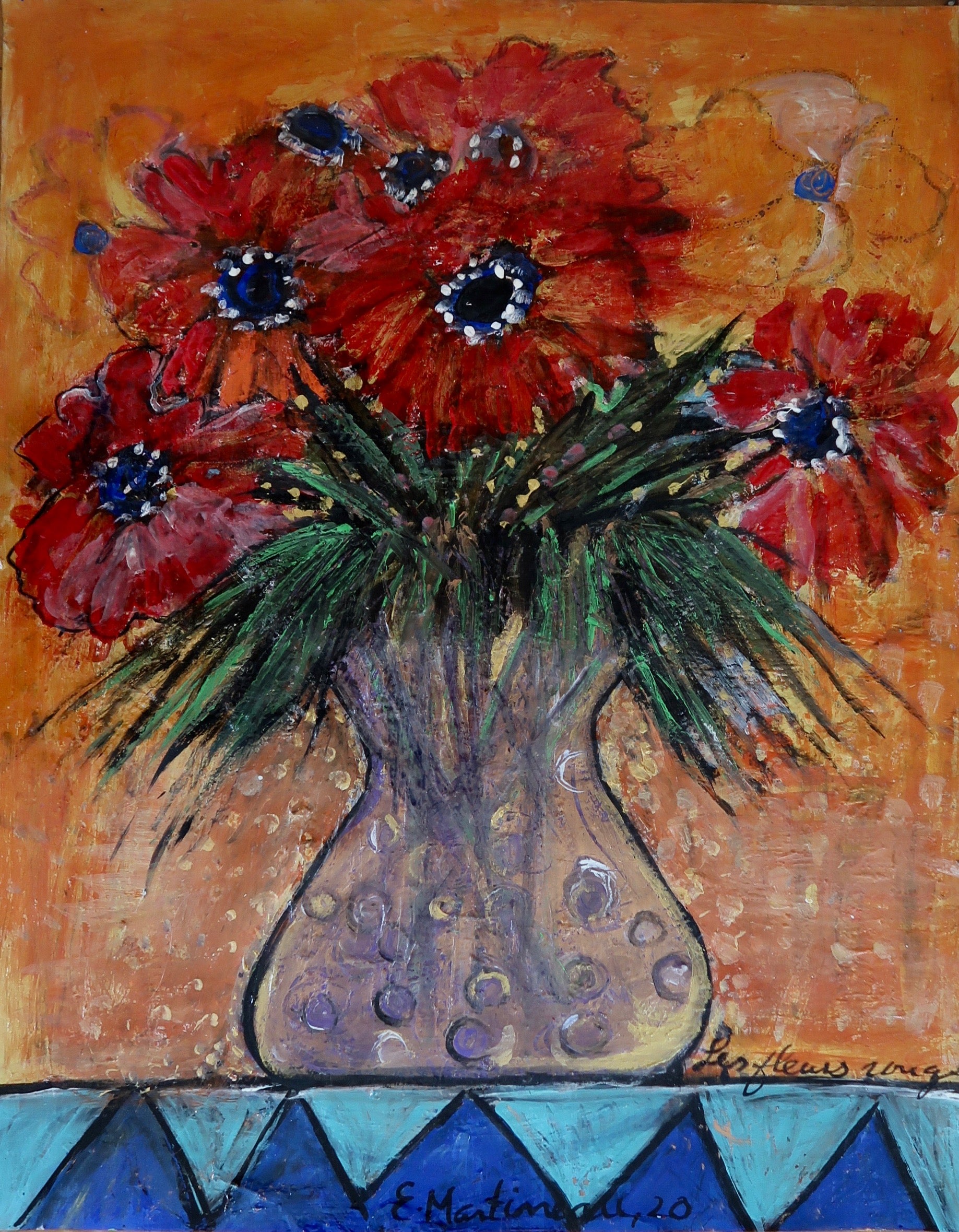 x Les Fleurs Rouges (The Red Flowers)